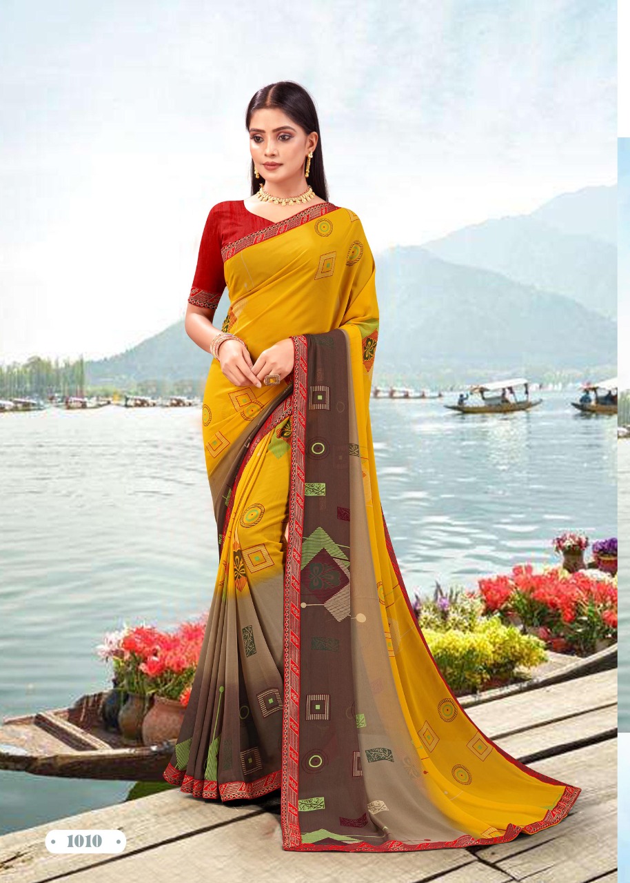 Fc Aavya Casual Wear Printed Sarees Catalog