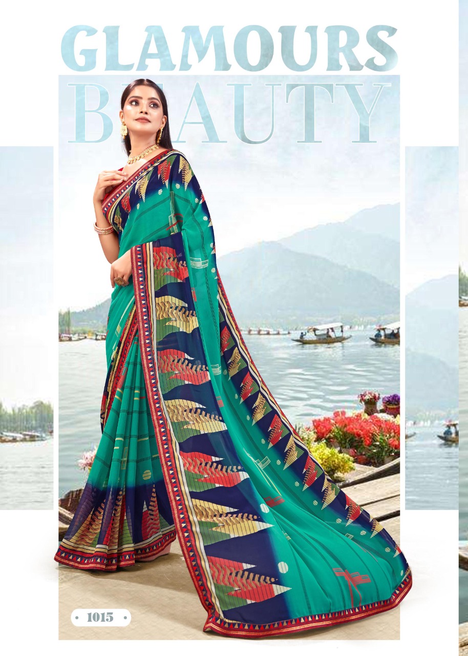 Fc Aavya Casual Wear Printed Sarees Catalog