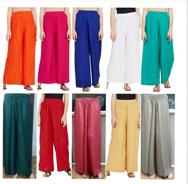 Fc  Plazzo-colors  Heavy Rayon  Palazzo  Buy Palazzo Pants Online At Best Prices In India