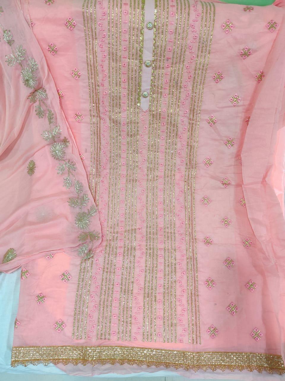 Fc Semi Modal Vol 6 Designer Gota Patti Work Dress Materials In Catalog