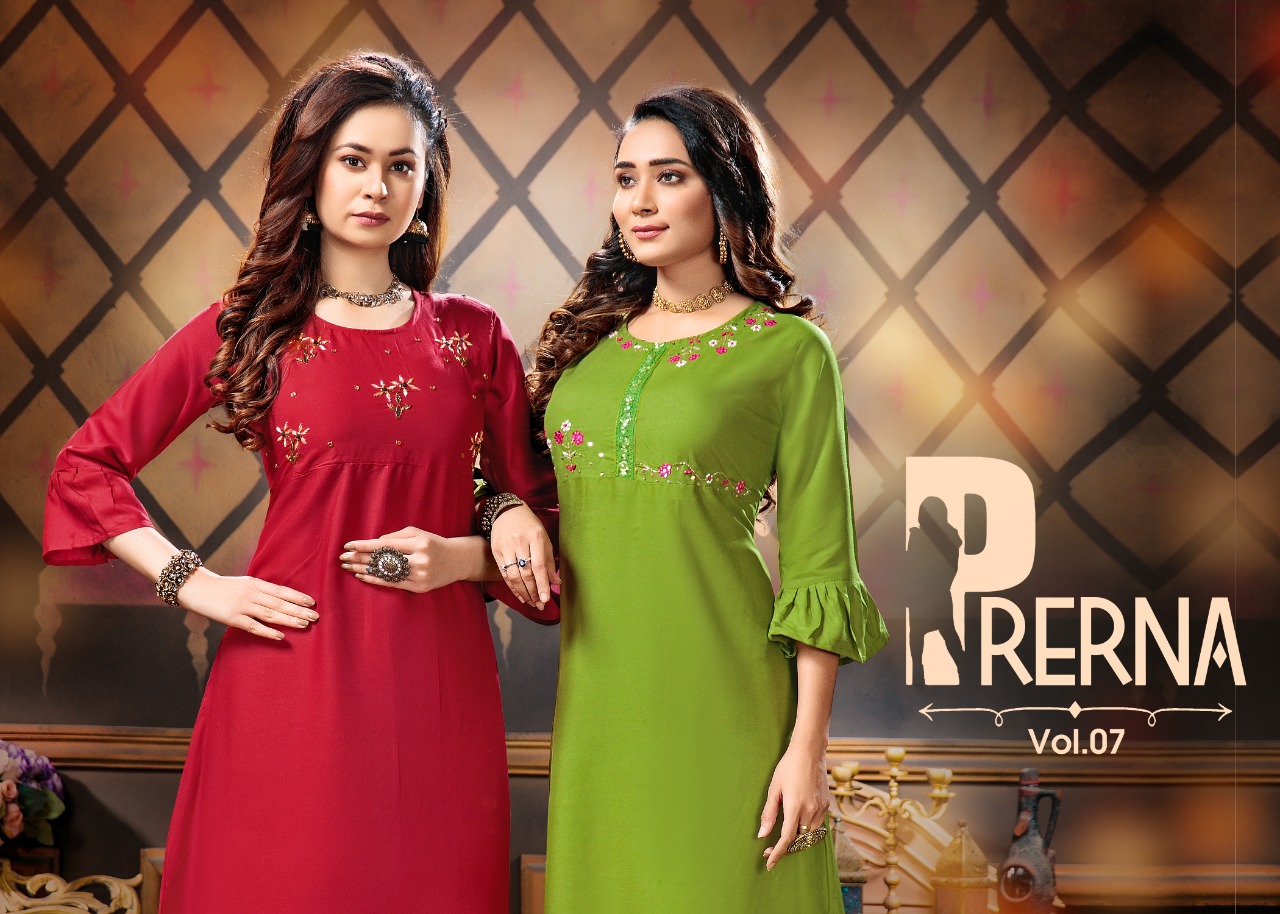 Premnath Prerna Vol. 7 Fancy Designer Kurti