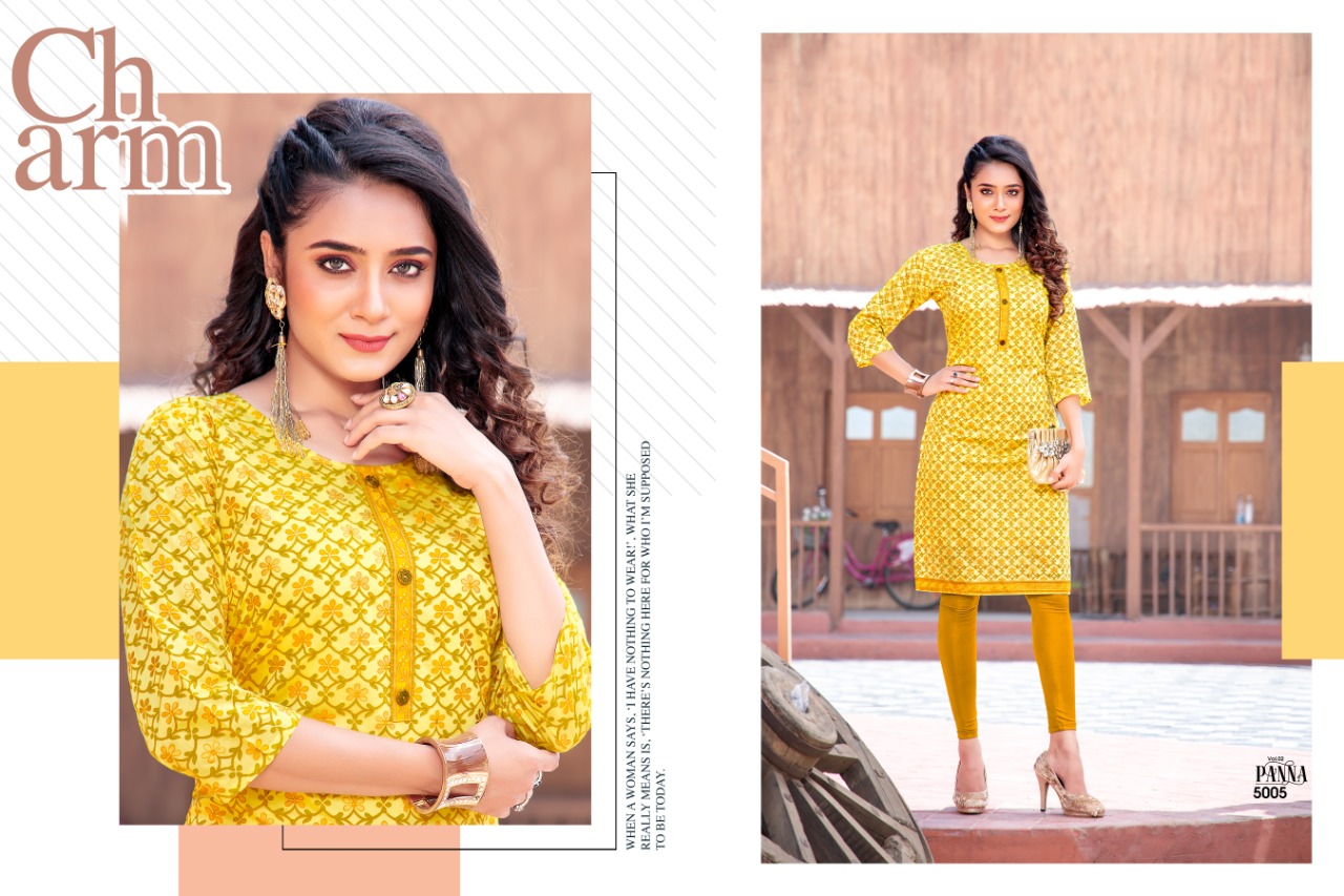 Premnath Panna Vol. 2 Fancy Designer Kurti Catalogue
