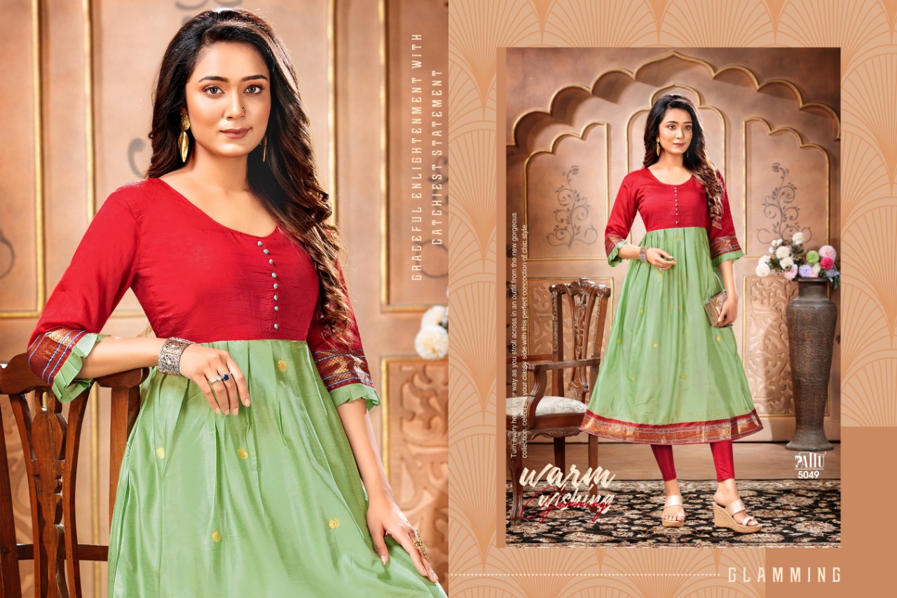 Premnath Pattu Designer Regular Wear Fancy Kurti