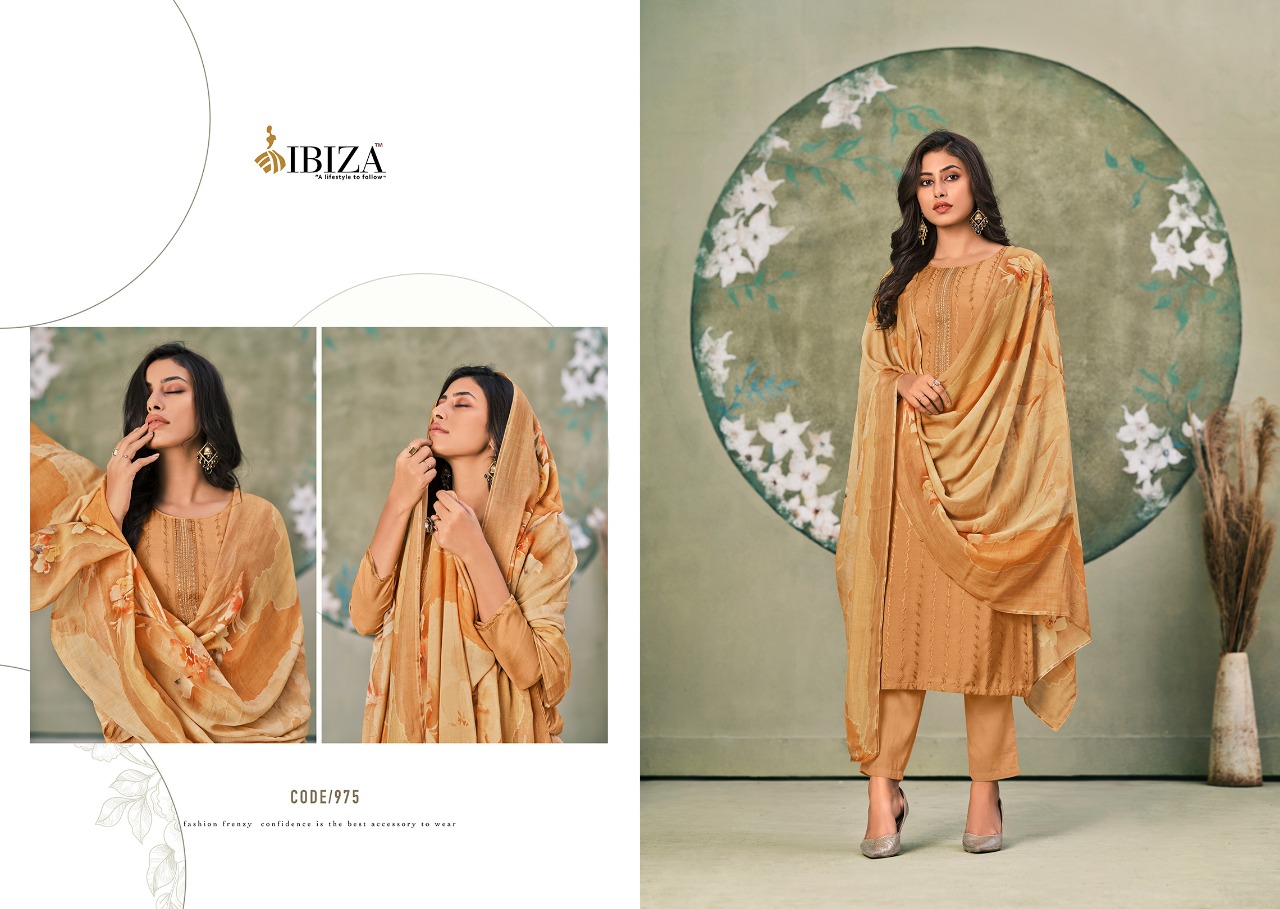 Ibiza Flora Masleen With Fancy Embroidery Salwar Suits  Catalog