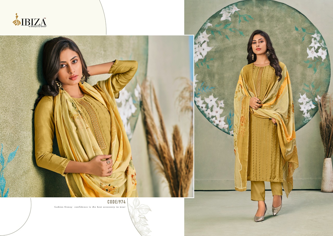 Ibiza Flora Masleen With Fancy Embroidery Salwar Suits  Catalog