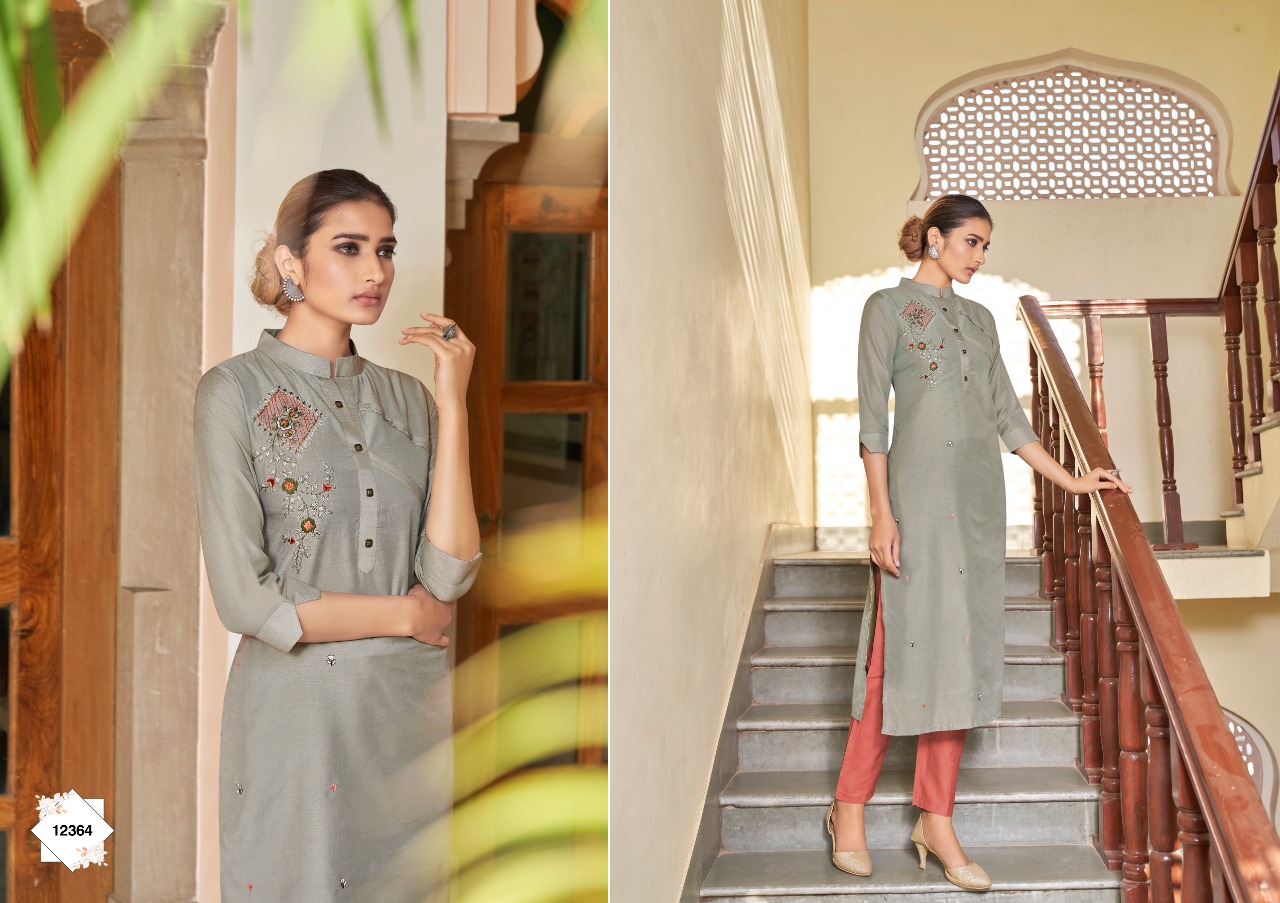 Kalaroop Ruhani Silk Designer Festive Wear Kurti Catalog