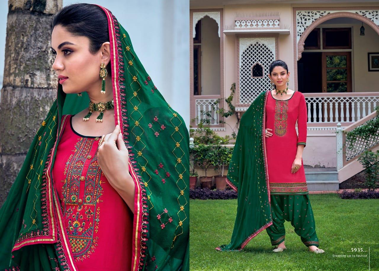 Kessi Patiyala House  Vol 85 Jam Silk Designer Dress Material Catalog