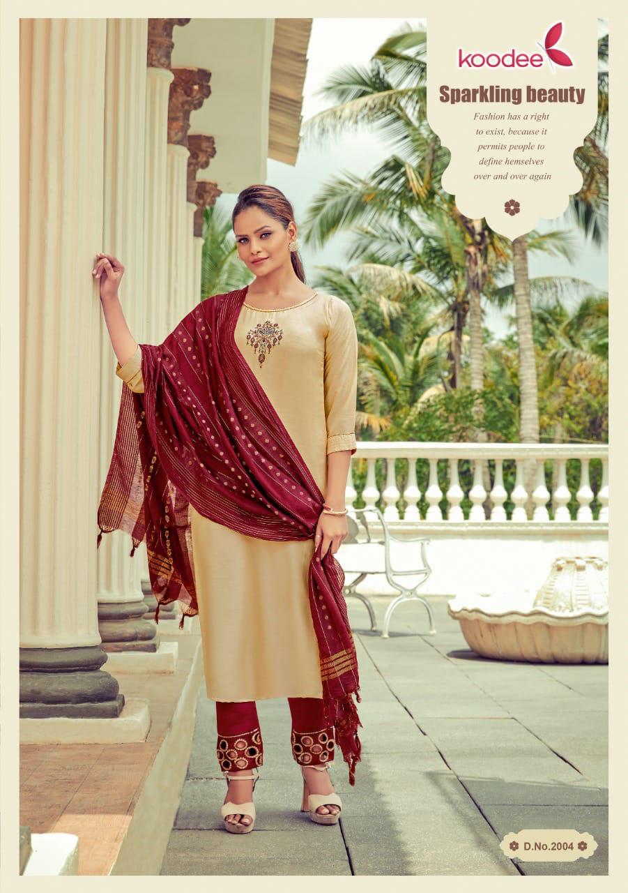 Koodee Riya Vol  1 Designer Embroidery Readymade Kurti  Catalog