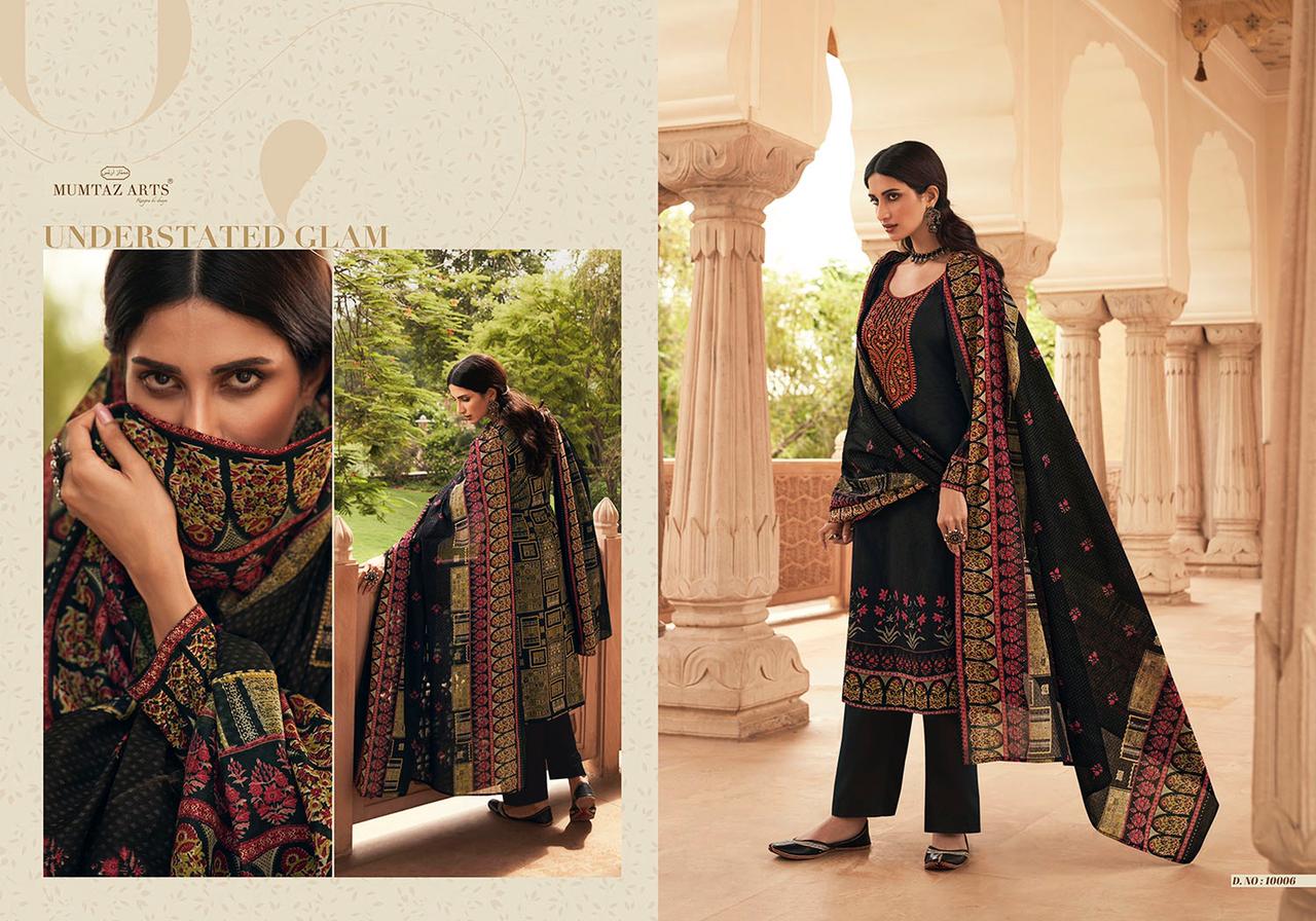 Mumtaz  Arts Megh Malhar Embroidery Designer Dress Material Catalog
