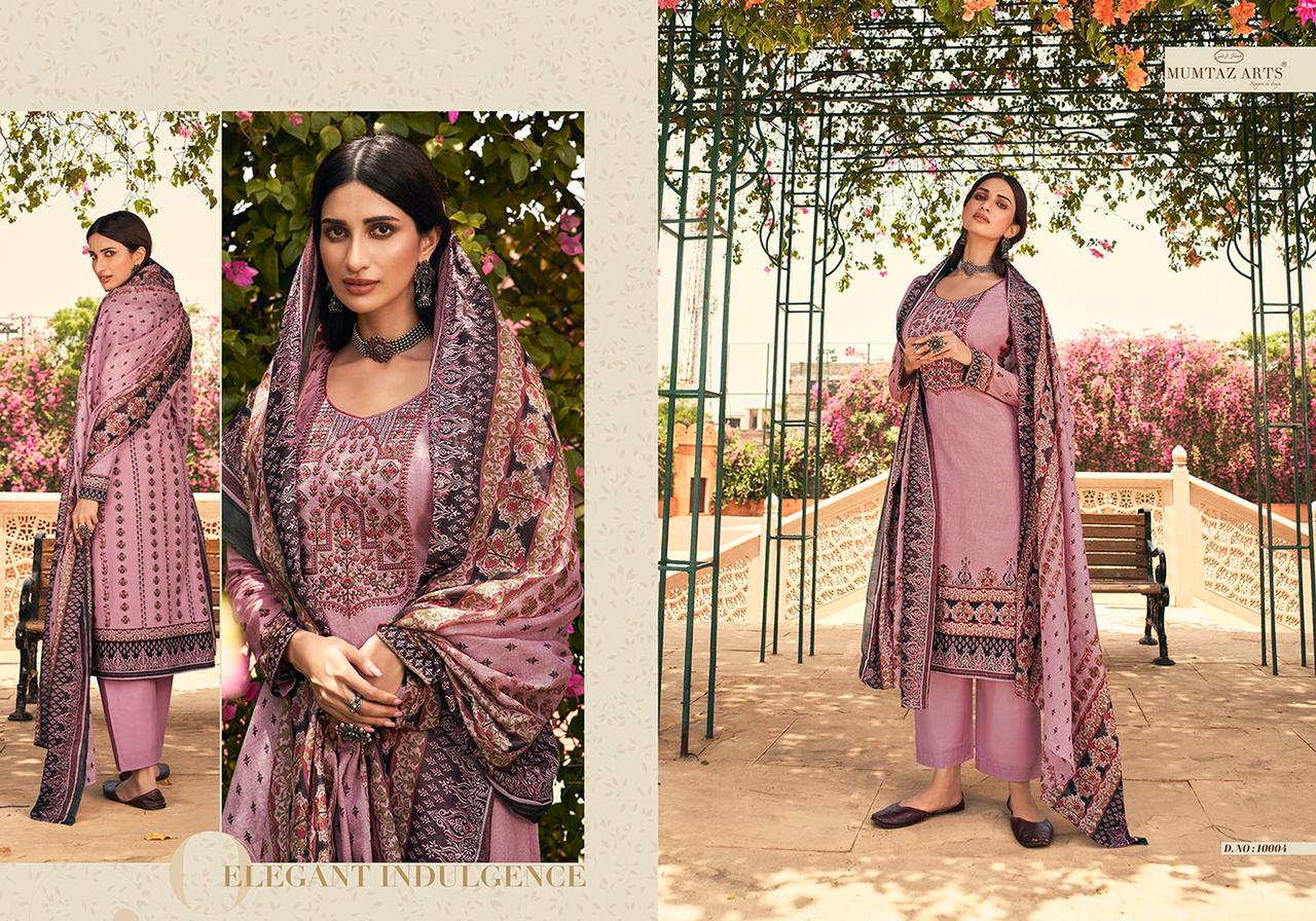 Mumtaz  Arts Megh Malhar Embroidery Designer Dress Material Catalog