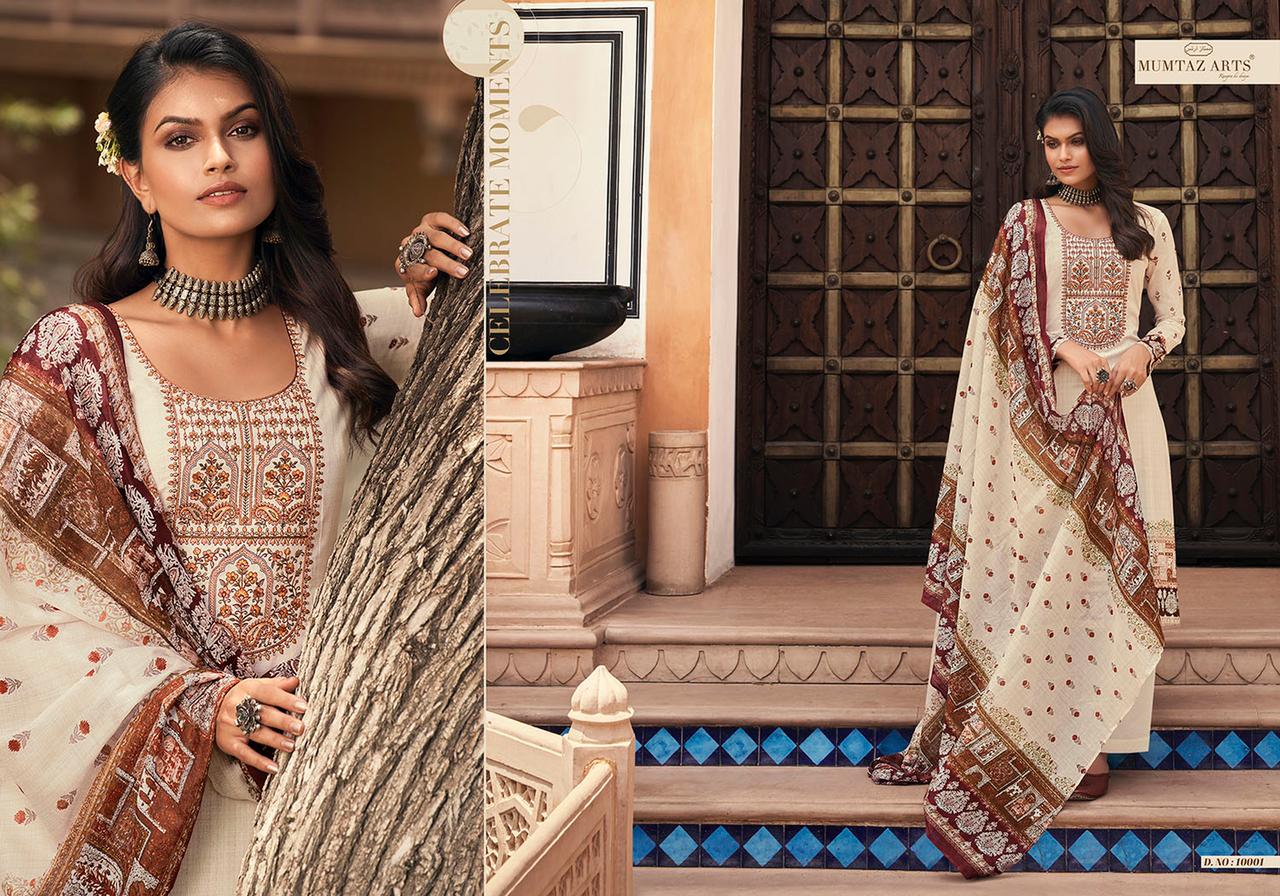 Mumtaz  Arts Megh Malhar Embroidery Designer Dress Material Catalog