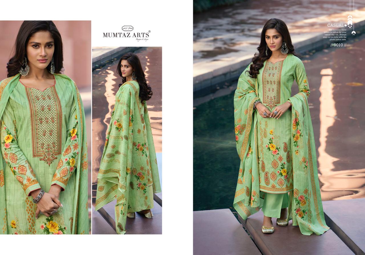 Mumtaz  Arts Parineeta Edition Digital Printed Dress Material Catalog