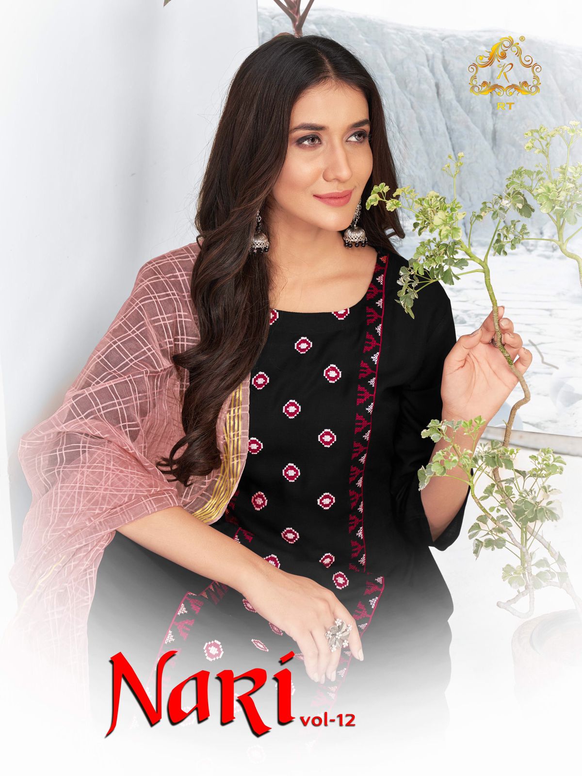 Nari Vol-12 Rijya Trends Kurti With Dupatta