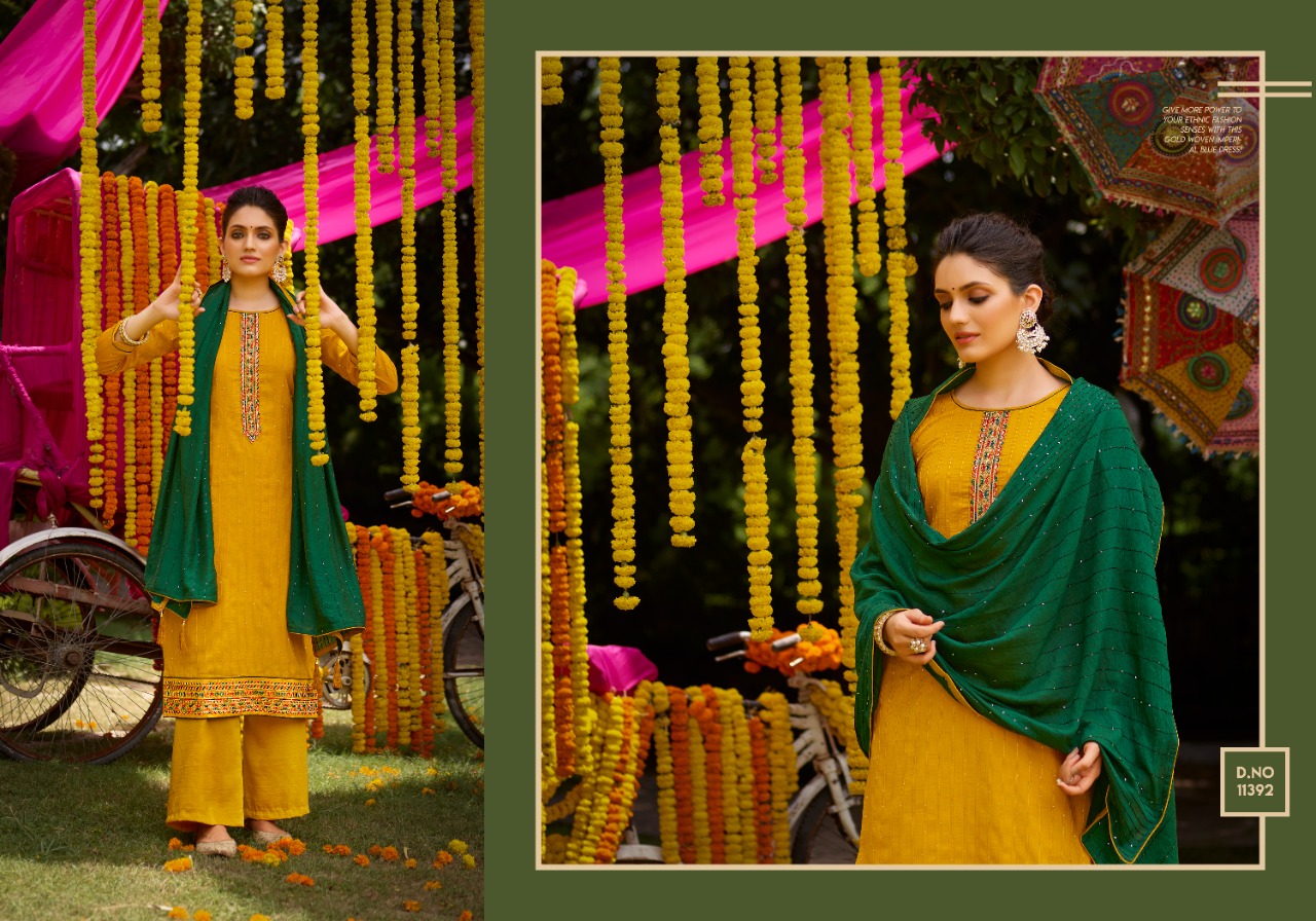 Panch Ratna Aagman Silk Designer Ethnic Wear Salwar Suits Catalog