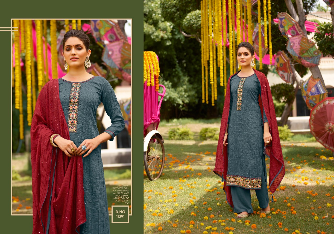 Panch Ratna Aagman Silk Designer Ethnic Wear Salwar Suits Catalog