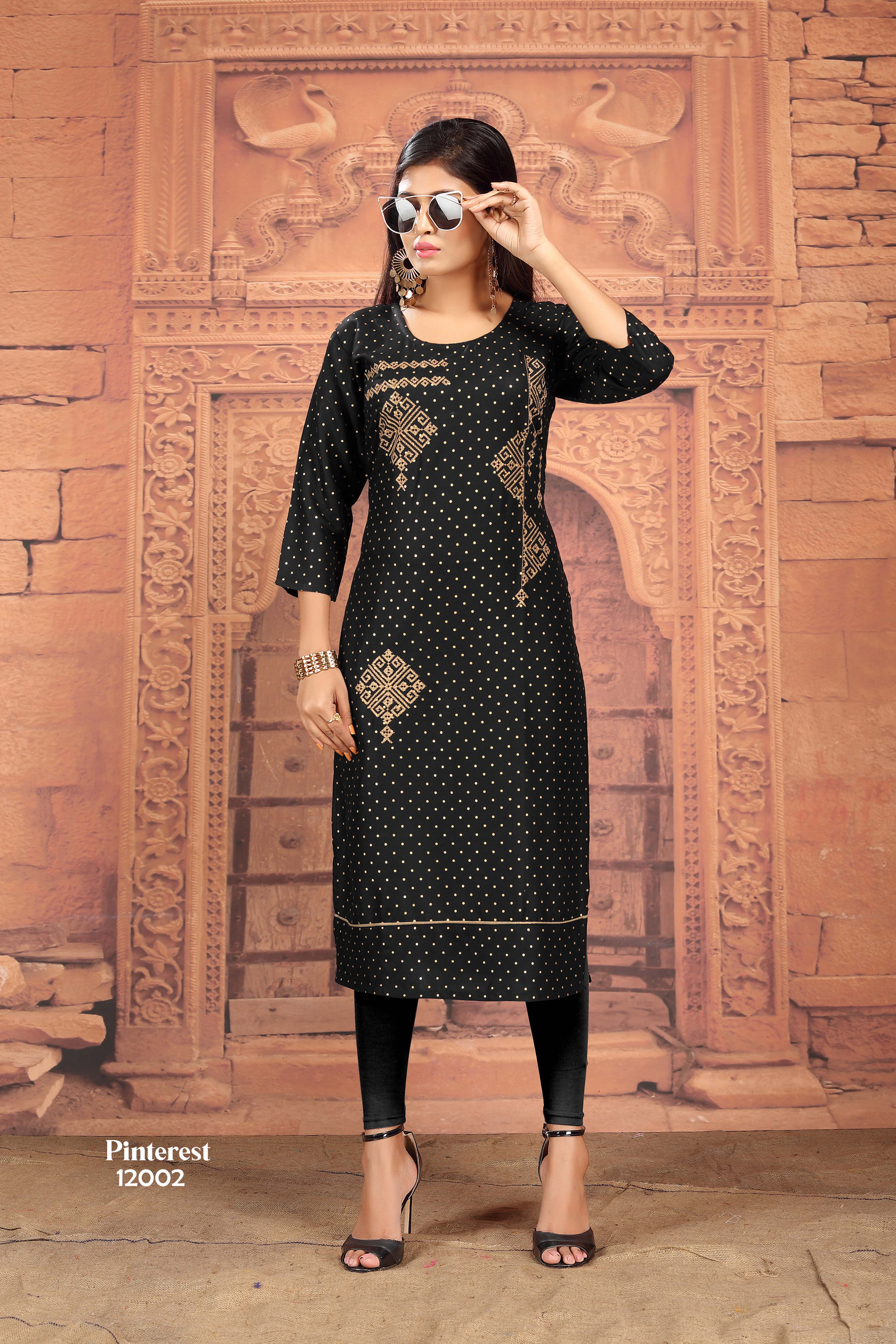 Premnath Pinterest Regular Wear Fancy Kurti At Reasonable Price