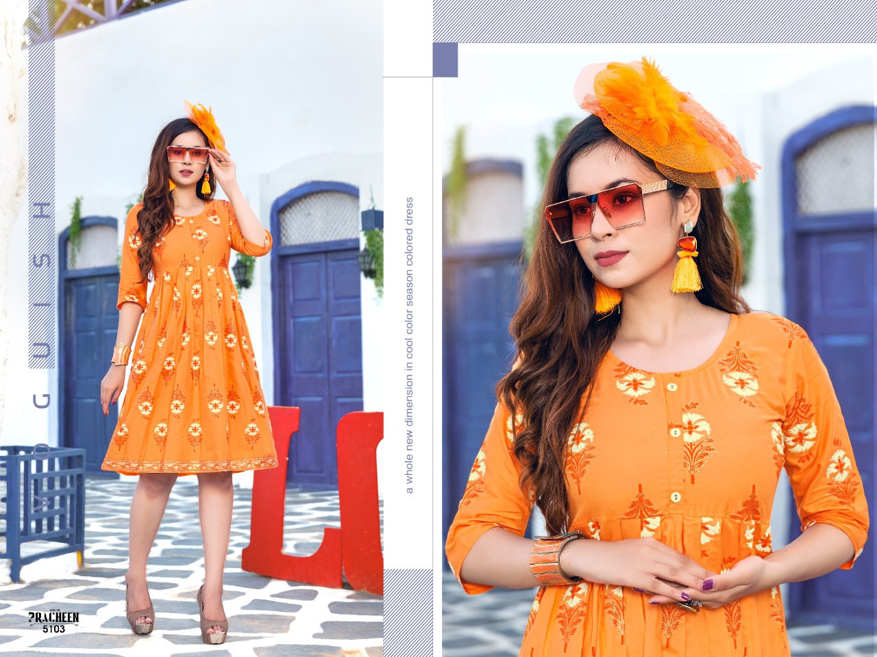 Pracheen  Vol 9 Buy Printed Kurtis For Women Online In India