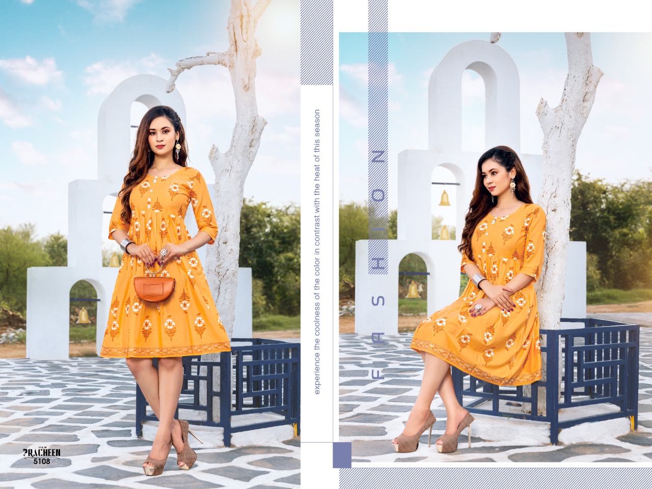 Pracheen  Vol 9 Buy Printed Kurtis For Women Online In India