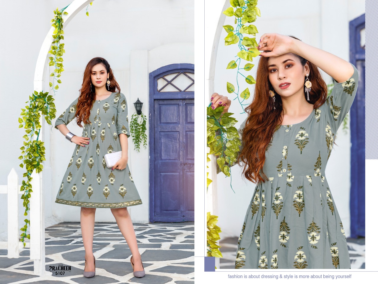 Pracheen  Vol 9 Buy Printed Kurtis For Women Online In India