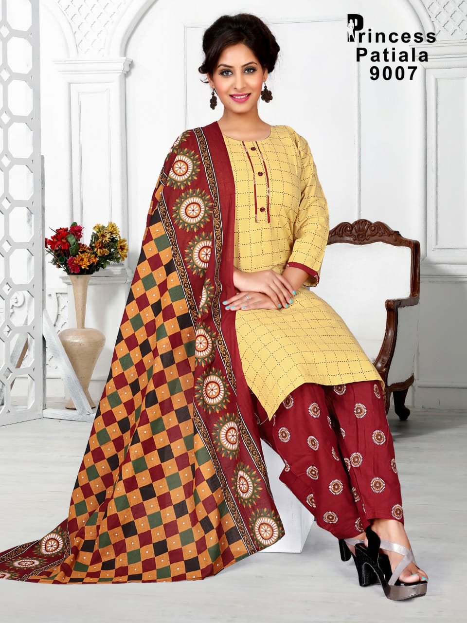 Princess Patiala Vol  3 Printed Cotton Ready Made Catalog