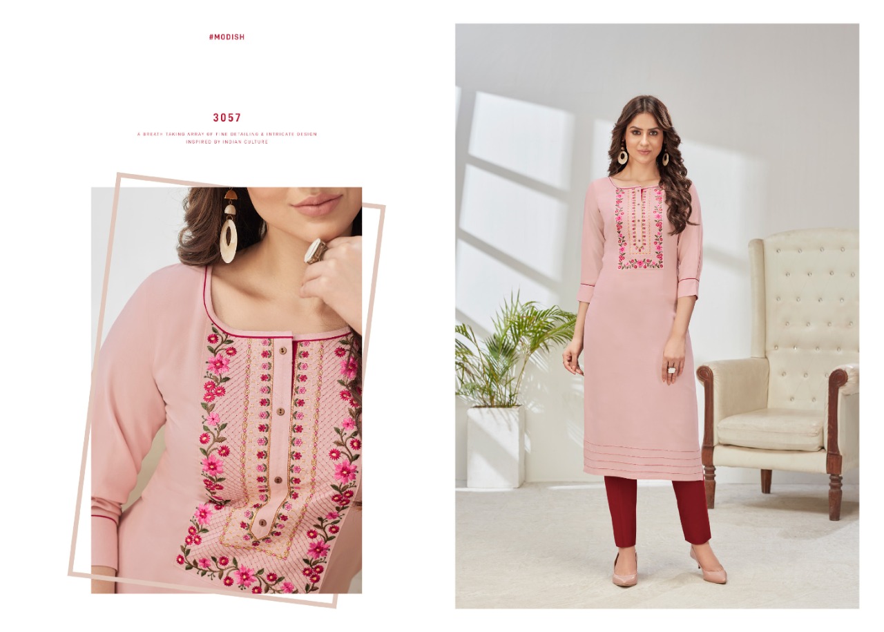Rangoon Pahal Rayon Fancy Kurti  Catalog