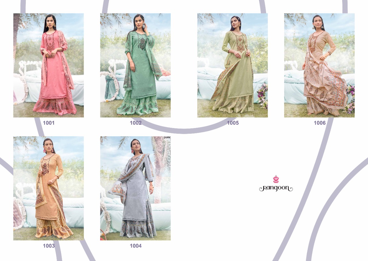 Rangoon Rashiya Designer Cotton Ready-made  Collection