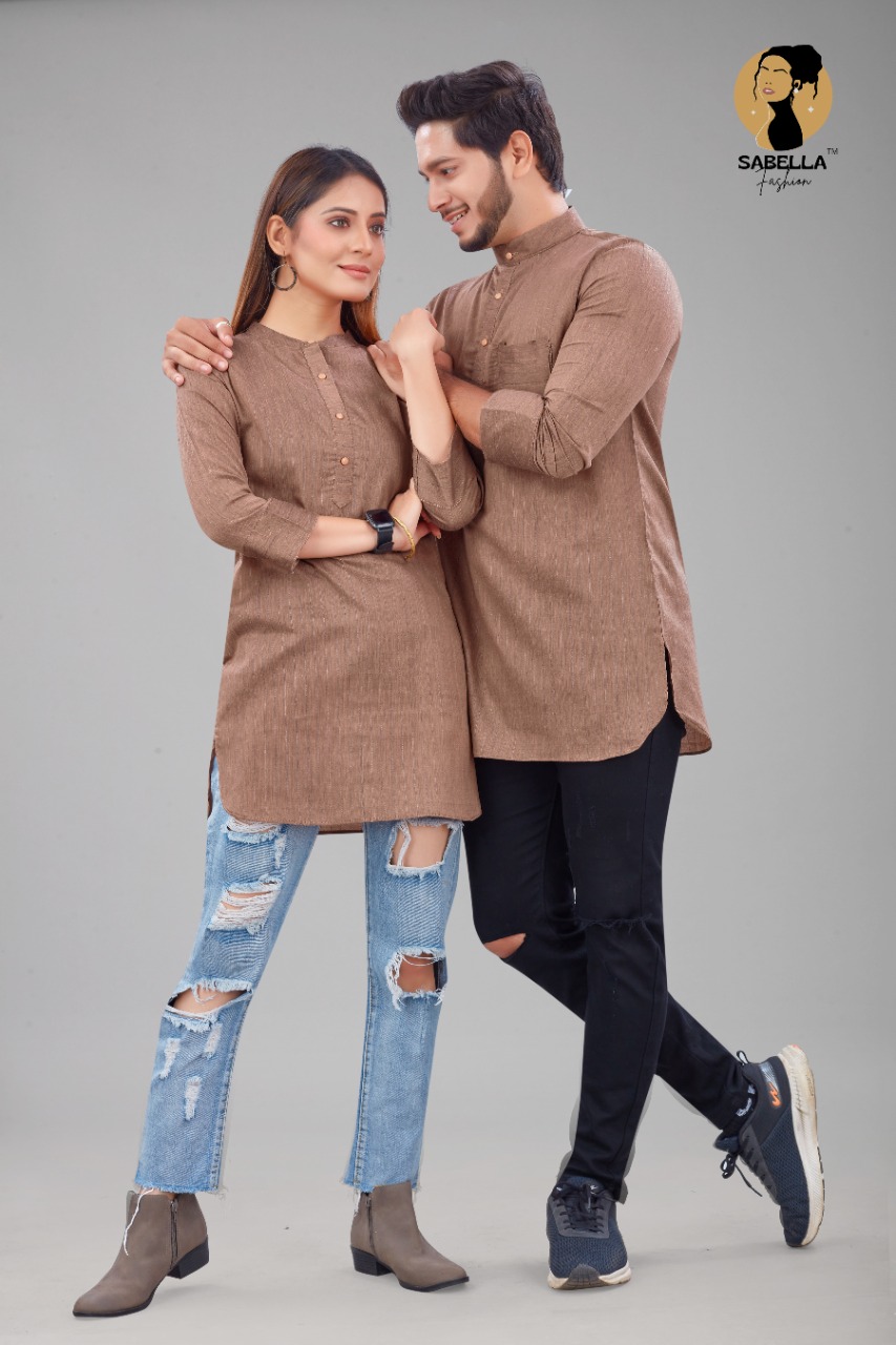 Sabella Special Short Kurta  Kurti  Buy Couple Kurta Kurti Collection