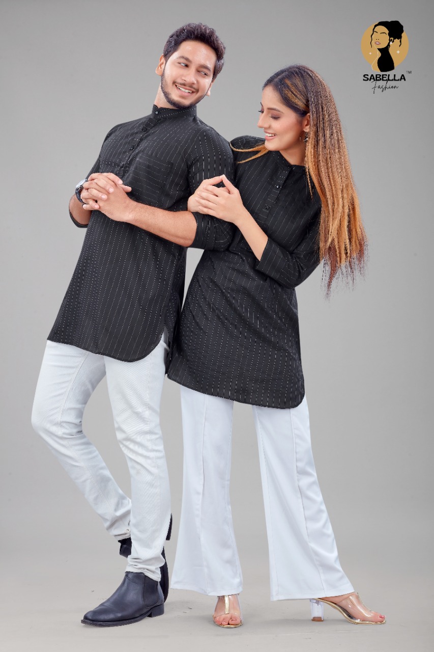 Sabella Special Short Kurta  Kurti  Buy Couple Kurta Kurti Collection