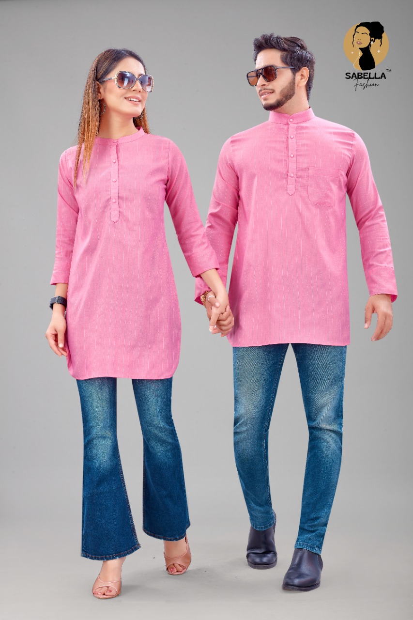 Sabella Special Short Kurta  Kurti  Buy Couple Kurta Kurti Collection
