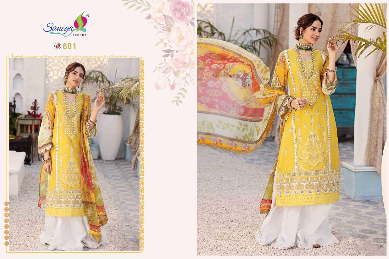 Saniya Noor Chikankari Vol  2 Designer Cotton Chikankari Pakistani Salwar Suits Catalog