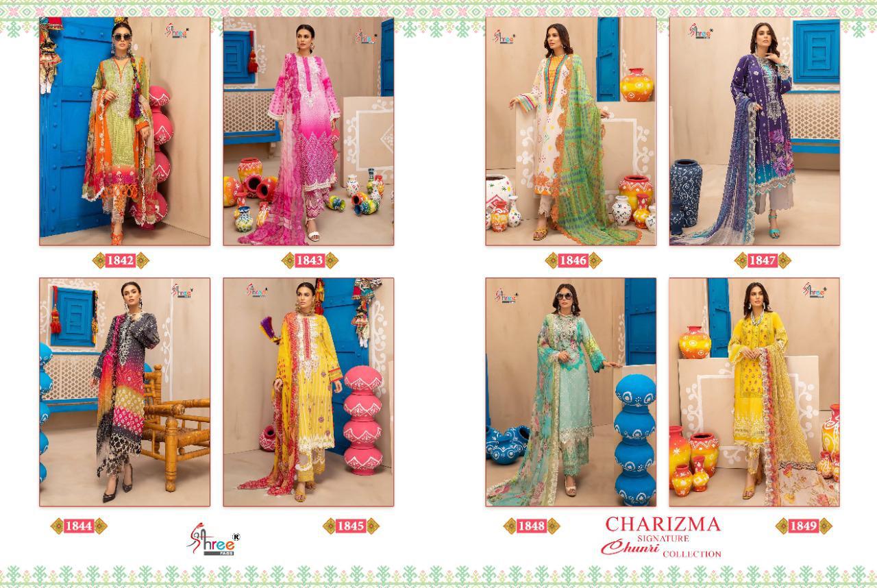 Shree Charizma Signature Chunri Pakisatni Salwar Suits Catalog