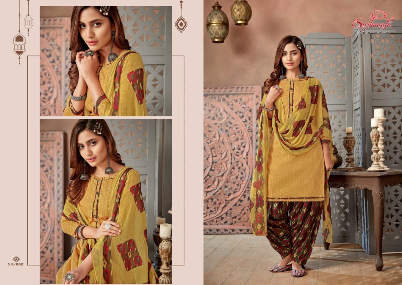 Surmaaya Saanchi Patiyala Cotton Fancy Festive Wear Salwar Suits Catalog