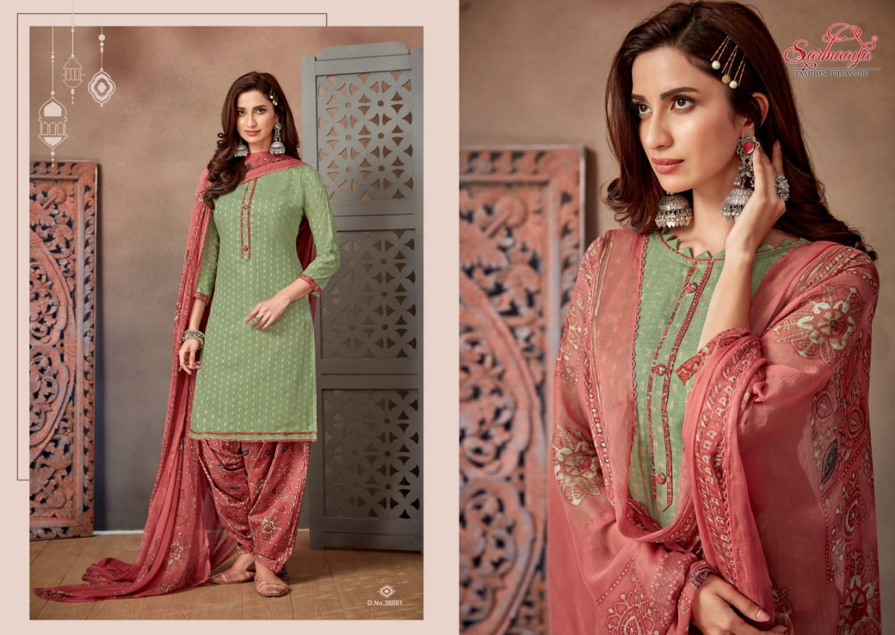 Surmaaya Saanchi Patiyala Cotton Fancy Festive Wear Salwar Suits Catalog
