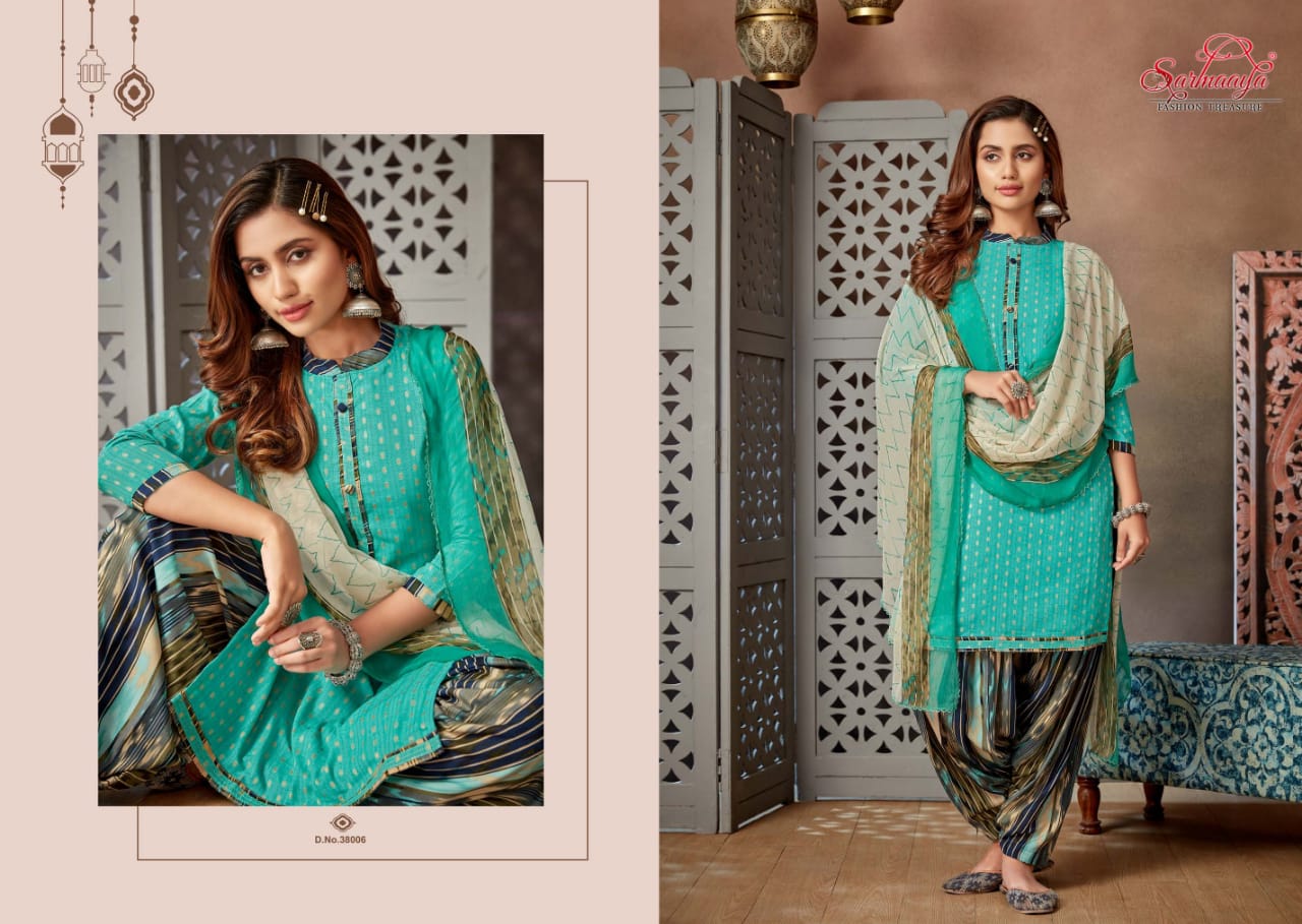 Surmaaya Saanchi Patiyala Cotton Fancy Festive Wear Salwar Suits Catalog