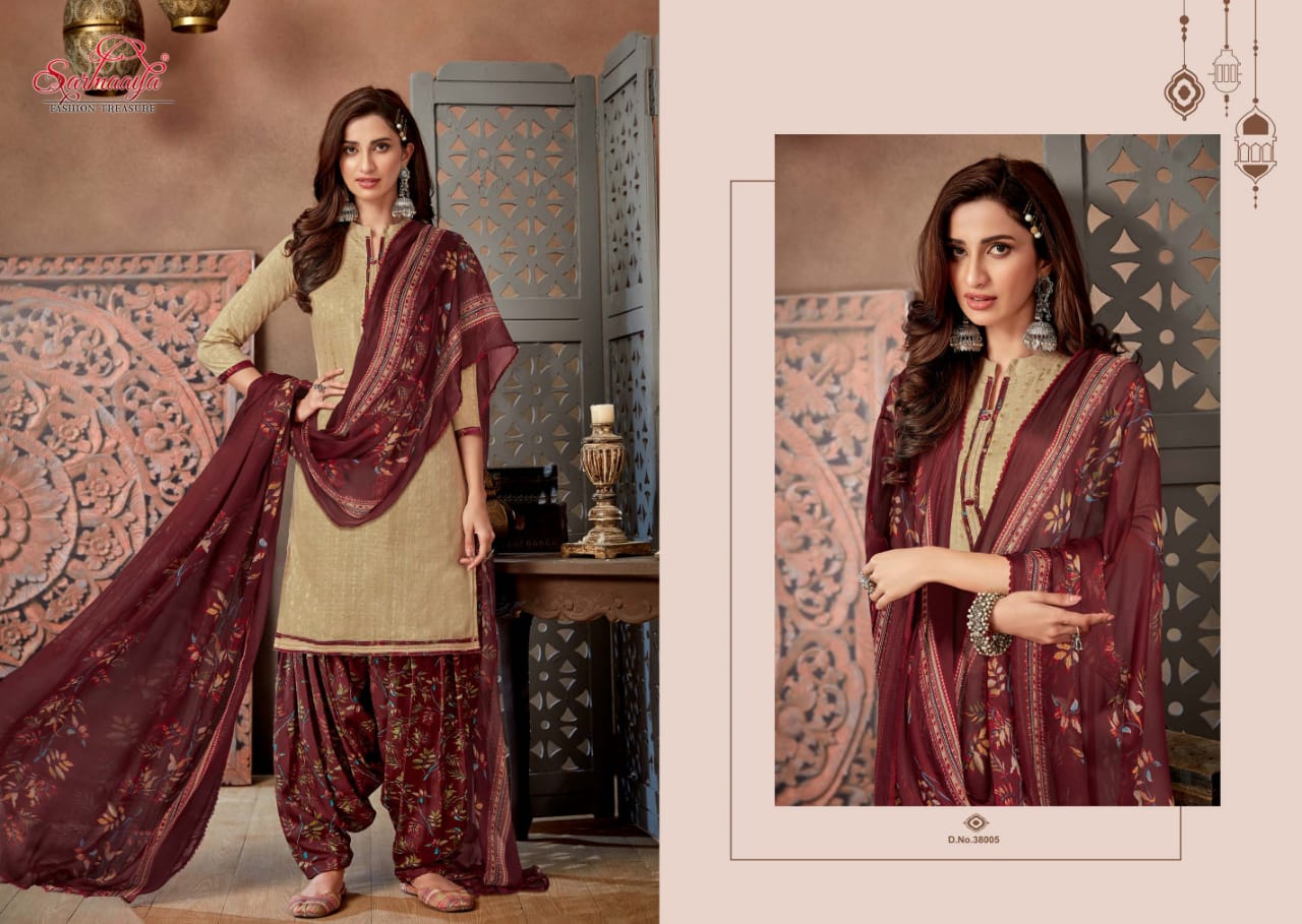 Surmaaya Saanchi Patiyala Cotton Fancy Festive Wear Salwar Suits Catalog