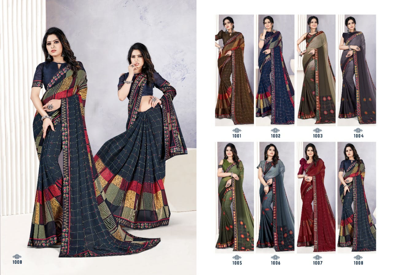 Swastik Hoor  Vol 1  Casual Wear Printed Sarees Catalog