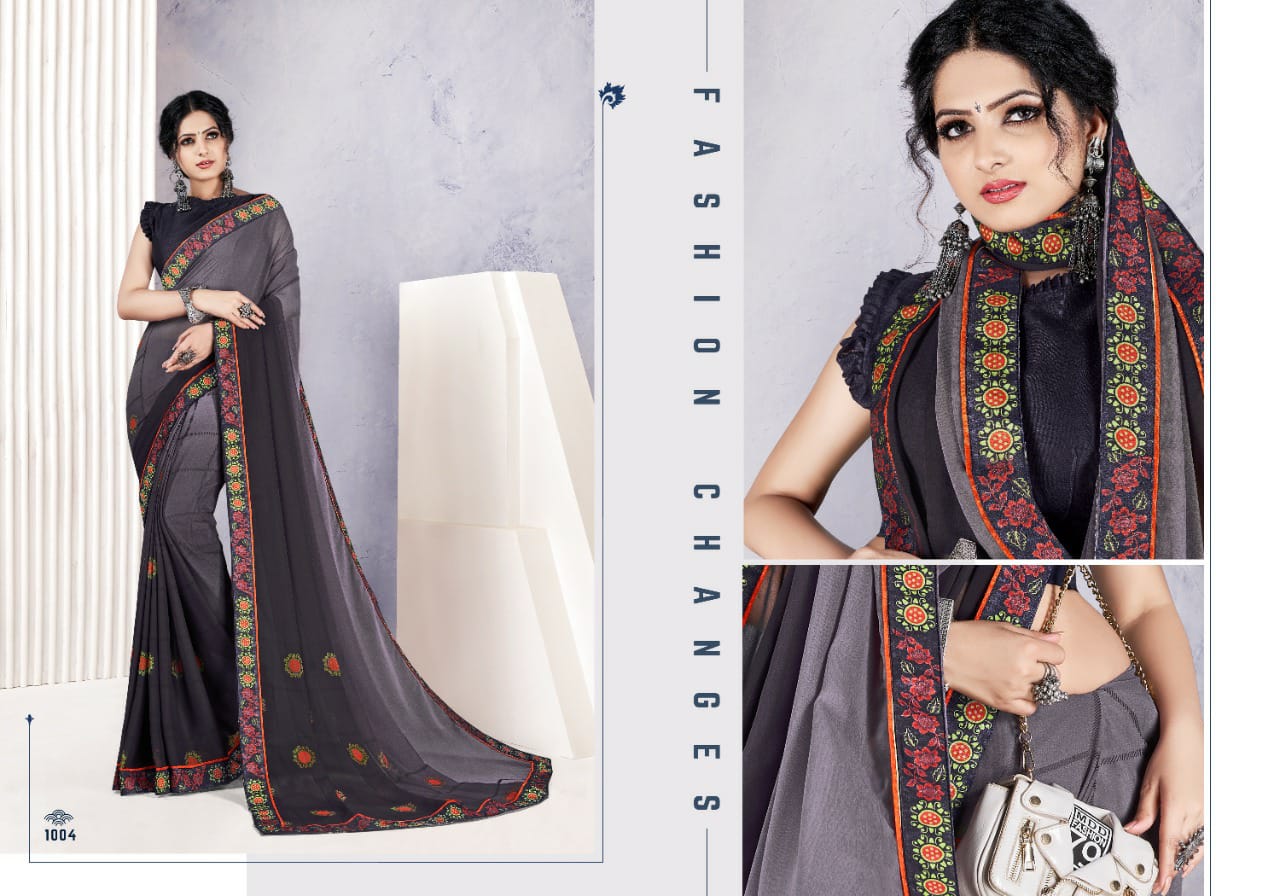 Swastik Hoor  Vol 1  Casual Wear Printed Sarees Catalog