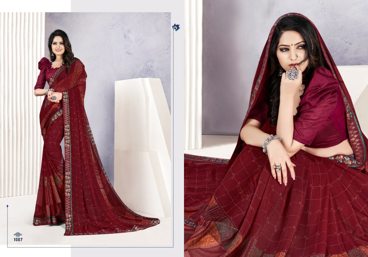 Swastik Hoor  Vol 1  Casual Wear Printed Sarees Catalog