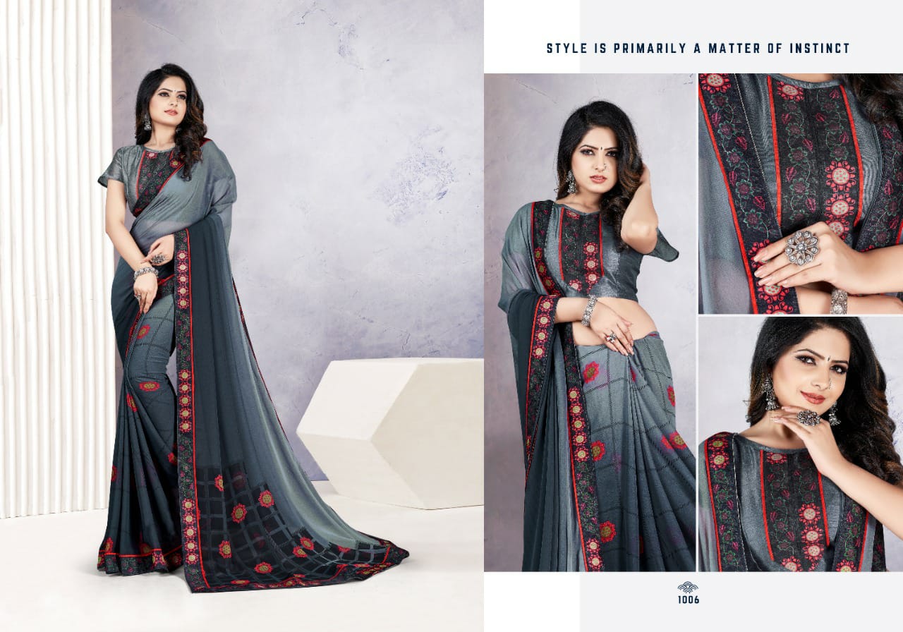 Swastik Hoor  Vol 1  Casual Wear Printed Sarees Catalog
