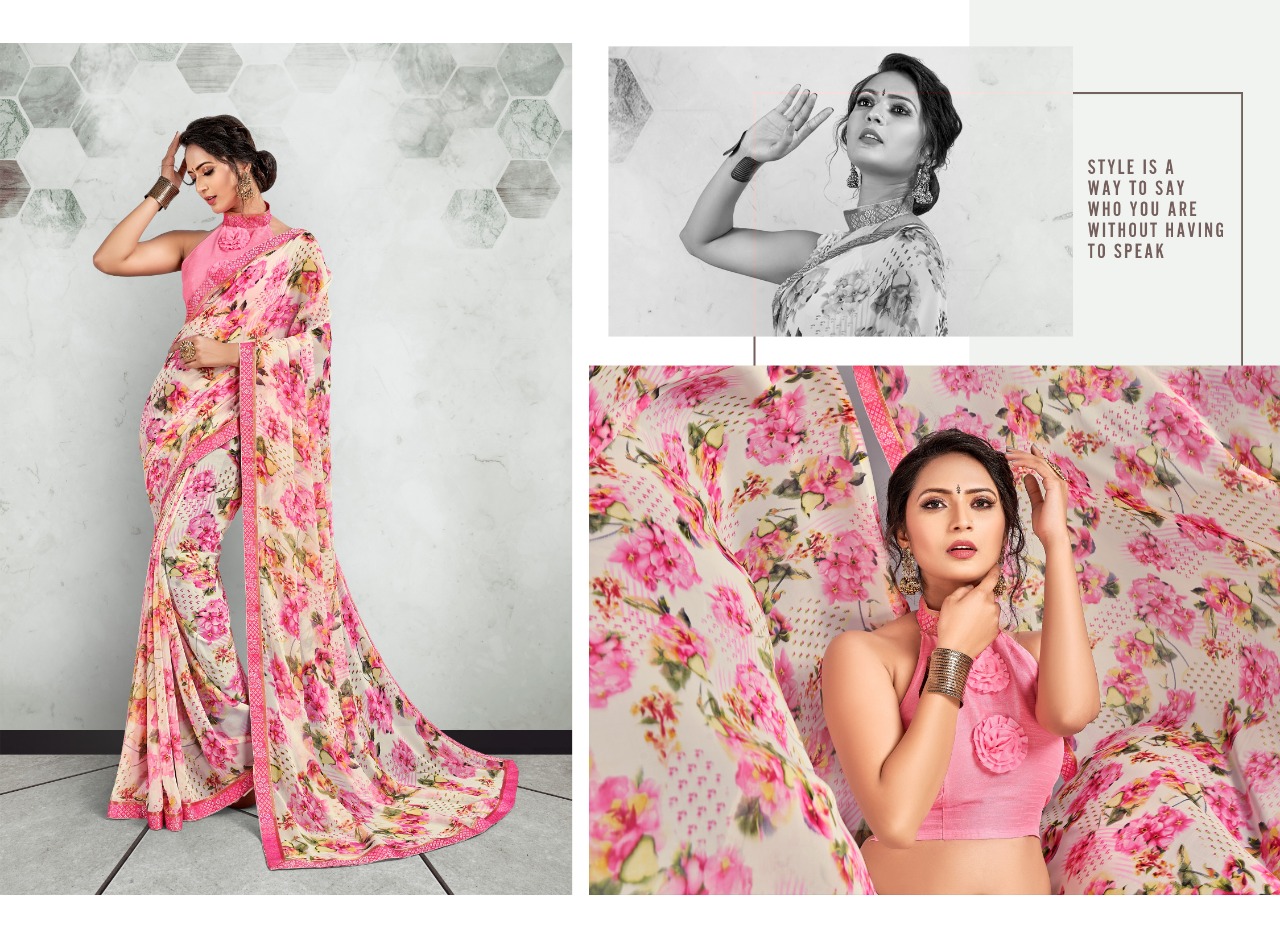 Swastik Jackpot Vol 1  Casual Wear Printed Sarees Catalog
