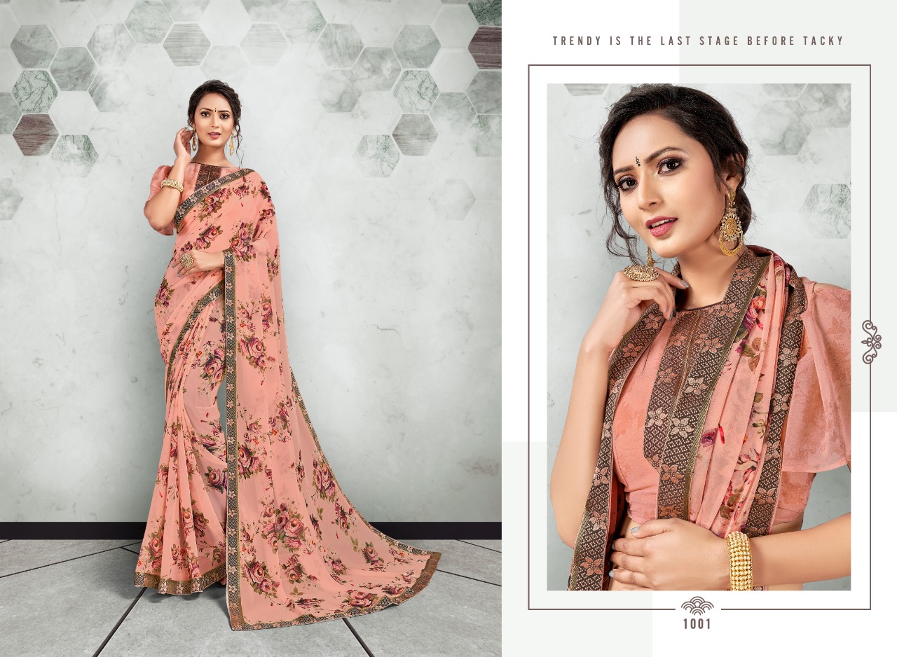 Swastik Jackpot Vol 1  Casual Wear Printed Sarees Catalog