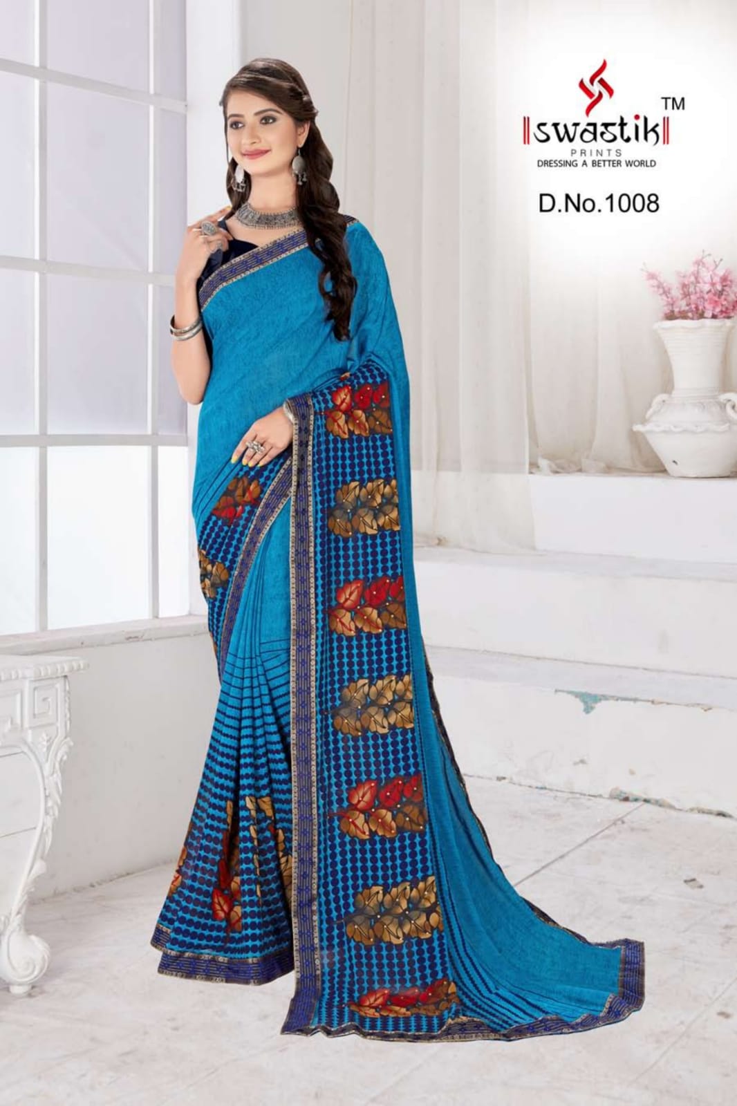 Swastik Rakhi Vol 1  Casual Wear Printed Sarees Catalog