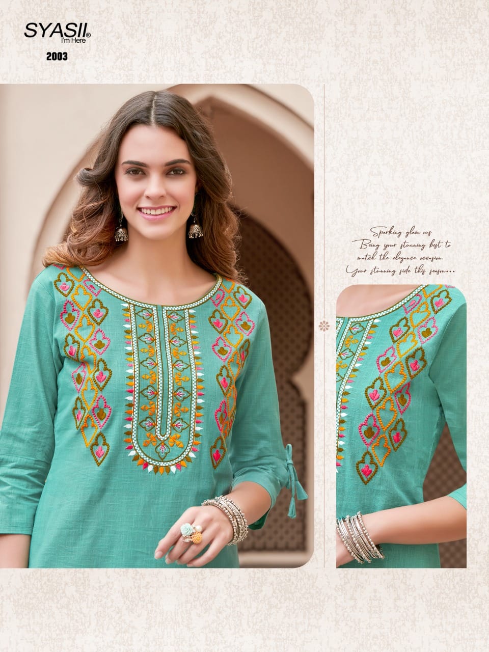 Syasii Pure Vol 2 Fancy Wear Kurtis With Bottom Catalog
