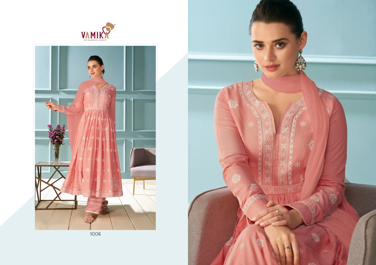 Vamika Lakhnawi  Vol 1 Exclusive Hit Festive Wear Ready Made Catalog