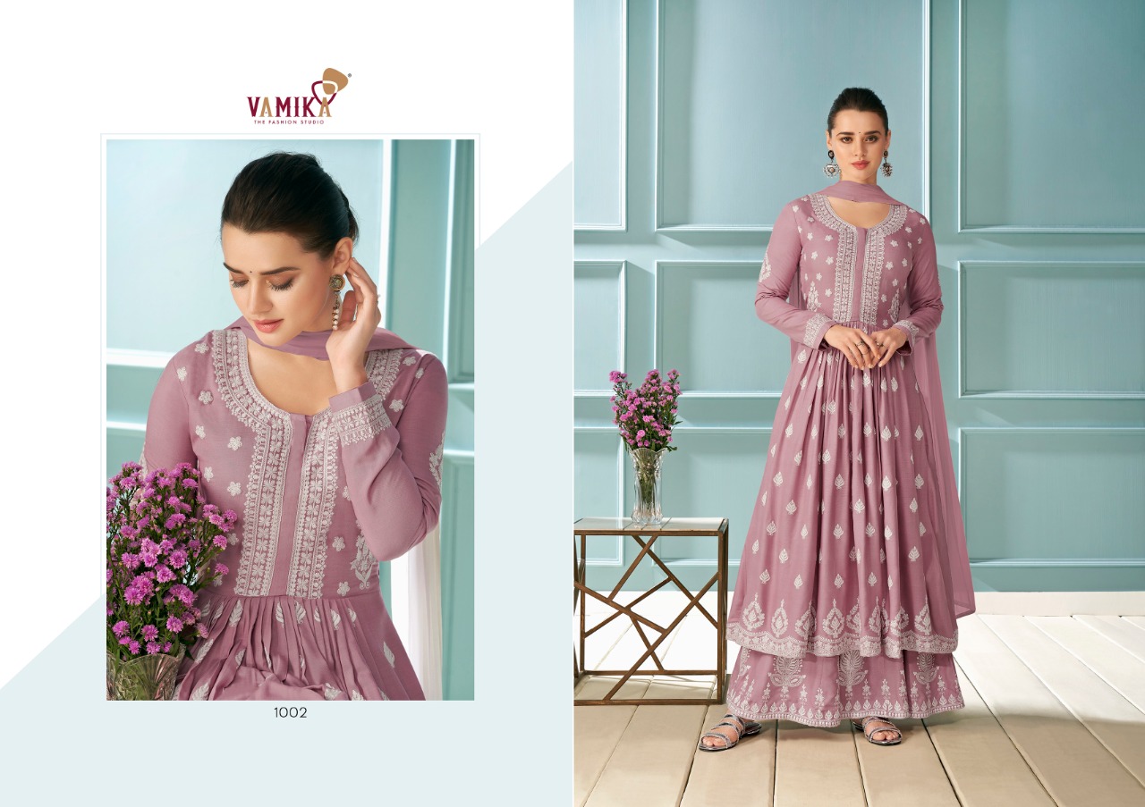 Vamika Lakhnawi  Vol 1 Exclusive Hit Festive Wear Ready Made Catalog