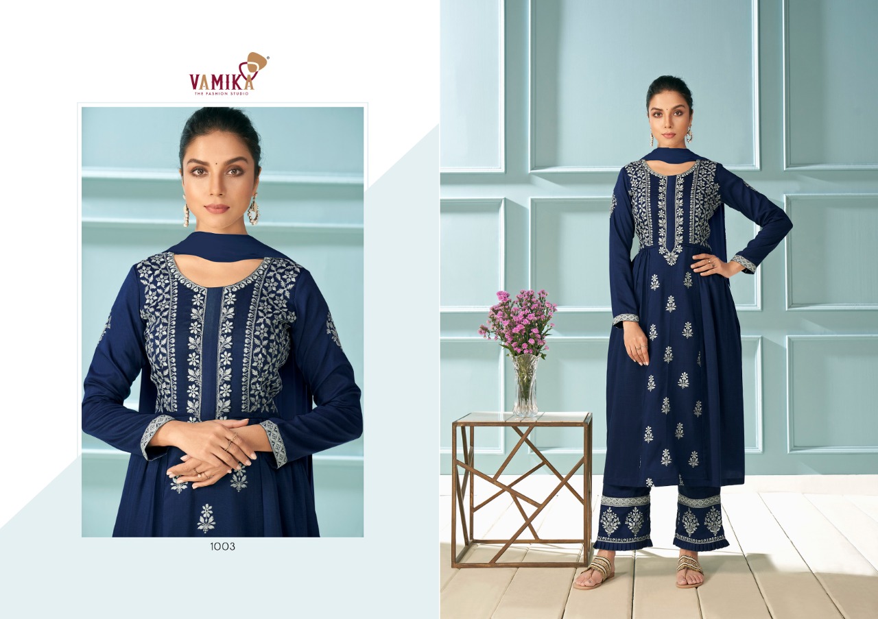 Vamika Lakhnawi  Vol 1 Exclusive Hit Festive Wear Ready Made Catalog
