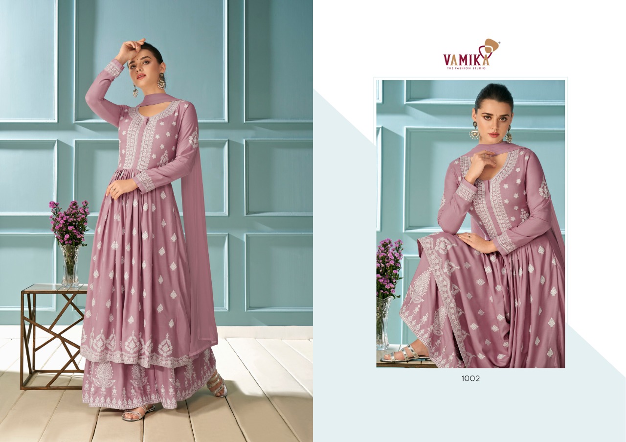 Vamika Lakhnawi  Vol 1 Exclusive Hit Festive Wear Ready Made Catalog