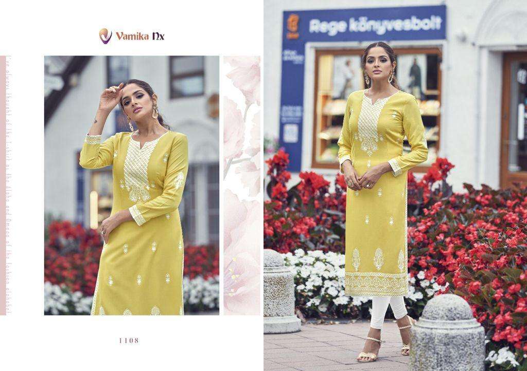 Vamika Nx Rooh   Vol 2 Rayon Viscose Kurti With Bottom Catalog
