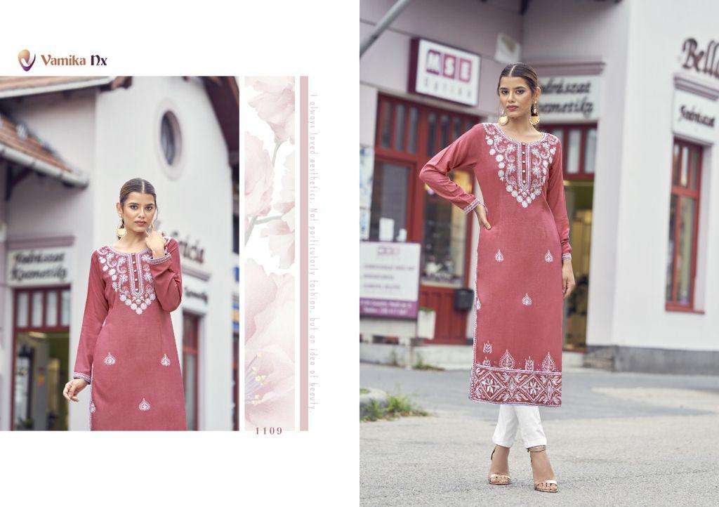 Vamika Nx Rooh   Vol 2 Rayon Viscose Kurti With Bottom Catalog
