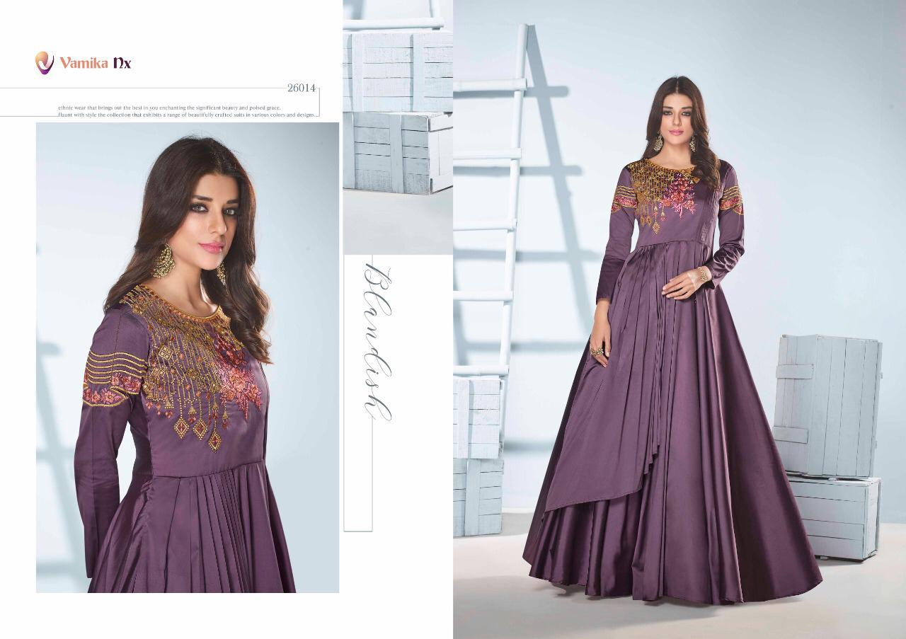Vamika Saanvi 2 Fancy Silk Party Wear Gown Catalog